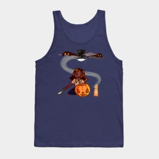 carving a pumpkin Tank Top